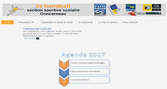 Desktop Screenshot of 3shandball.fr